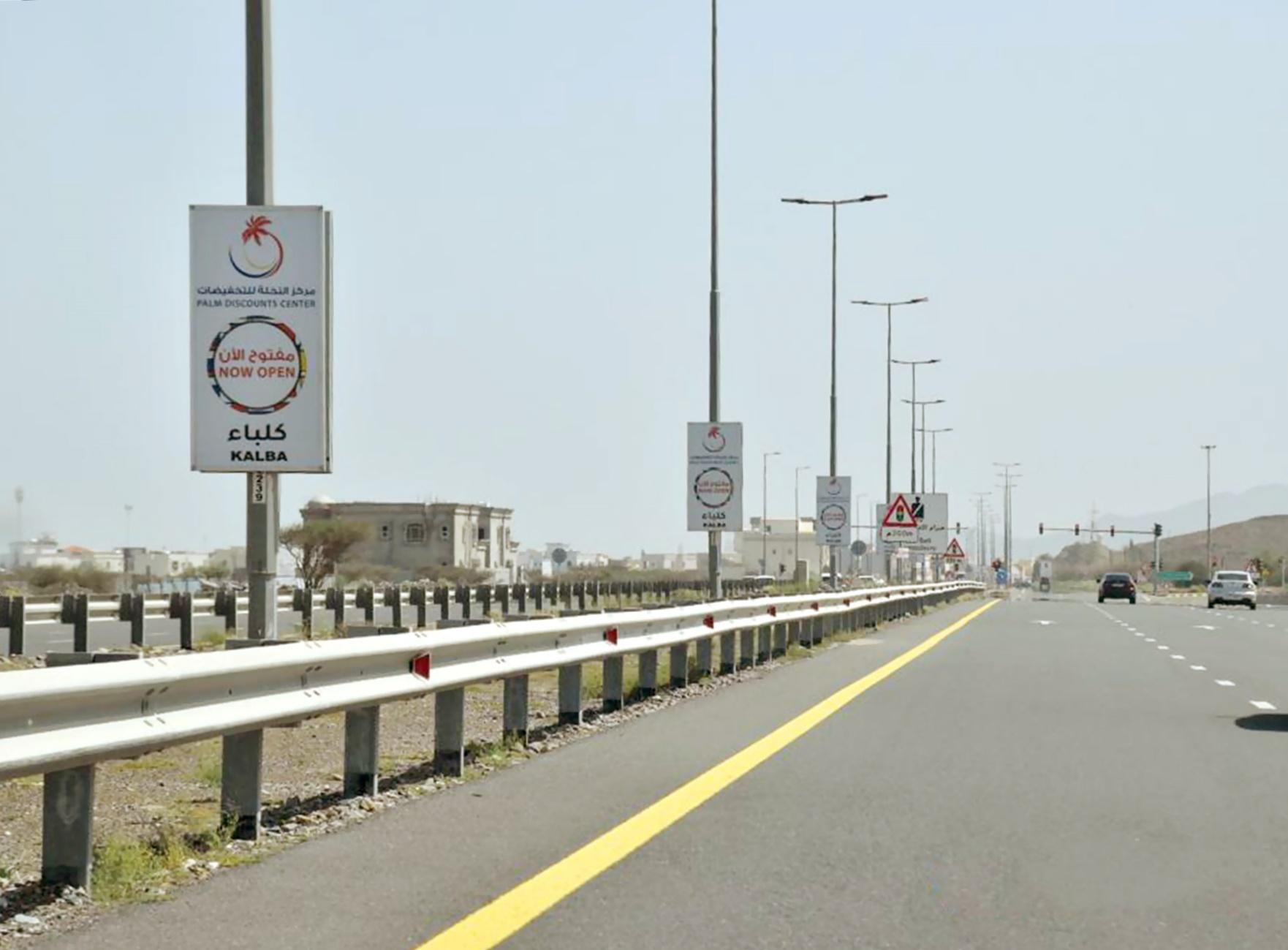 Mohd Bin Zayed City Signal Area Back-Lit Lamppost