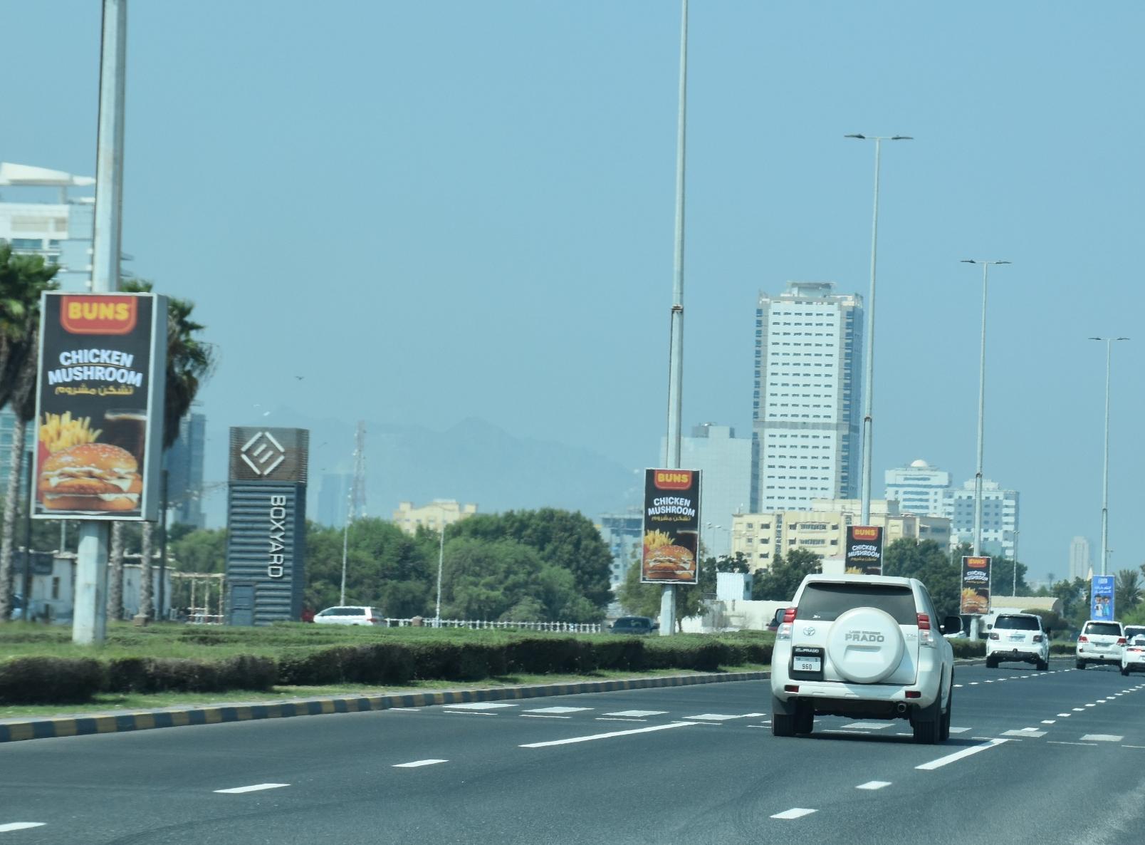 Corniche Area Back-Lit Lamppost