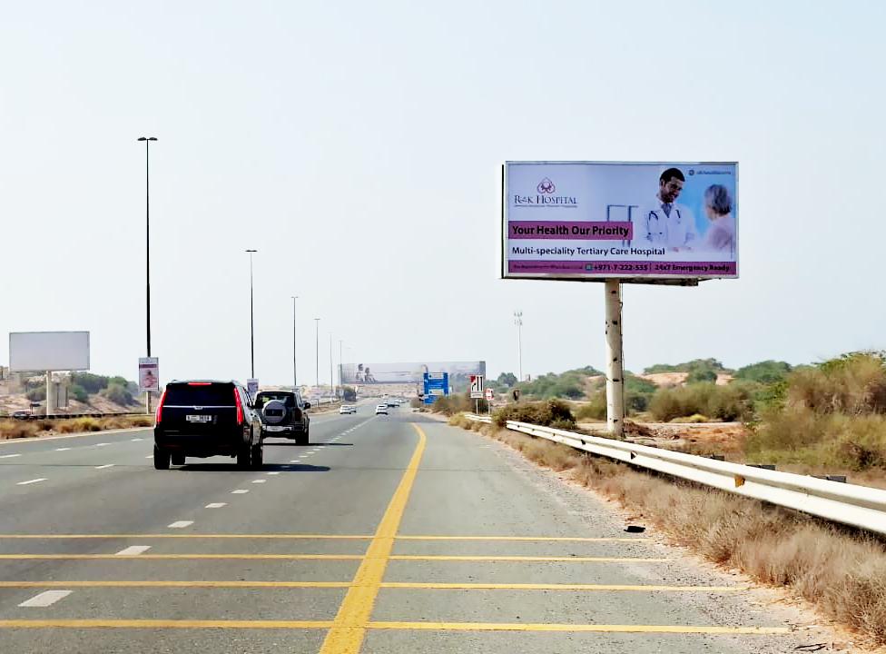 RAK Entrance Back-Lit Unipole (Sharjah to RAK)