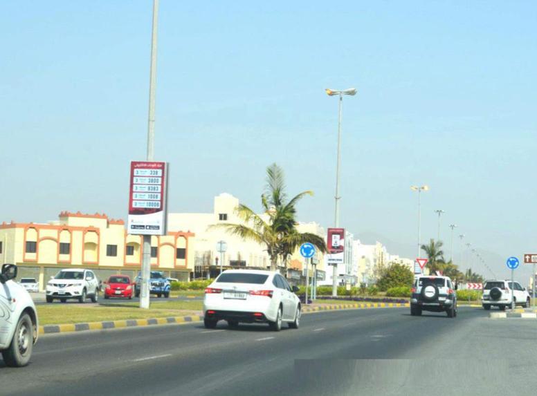 Khorfkkan Luluyah Beach Area Back-Lit Lamppost